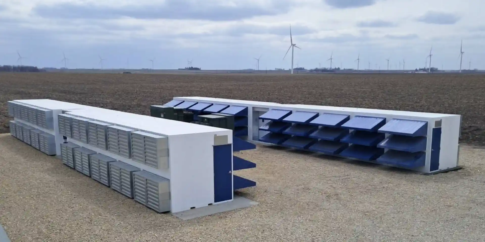 MiningStore Iowa mining facility aerial view